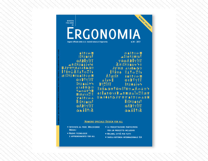 Rivista Italiana di Ergonomia, n.14; Anno 2016