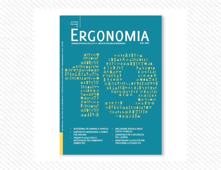 Rivista Italiana di Ergonomia, n.19; Anno 2019