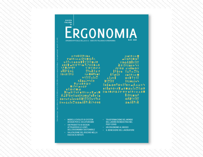 Rivista Italiana di Ergonomia, n.24; Anno 2022