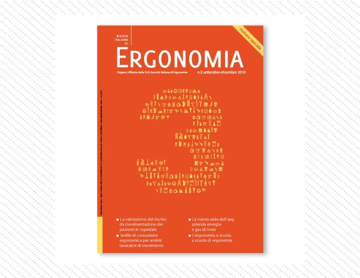 Rivista Italiana di Ergonomia, n.3; settembre - dicembre 2010